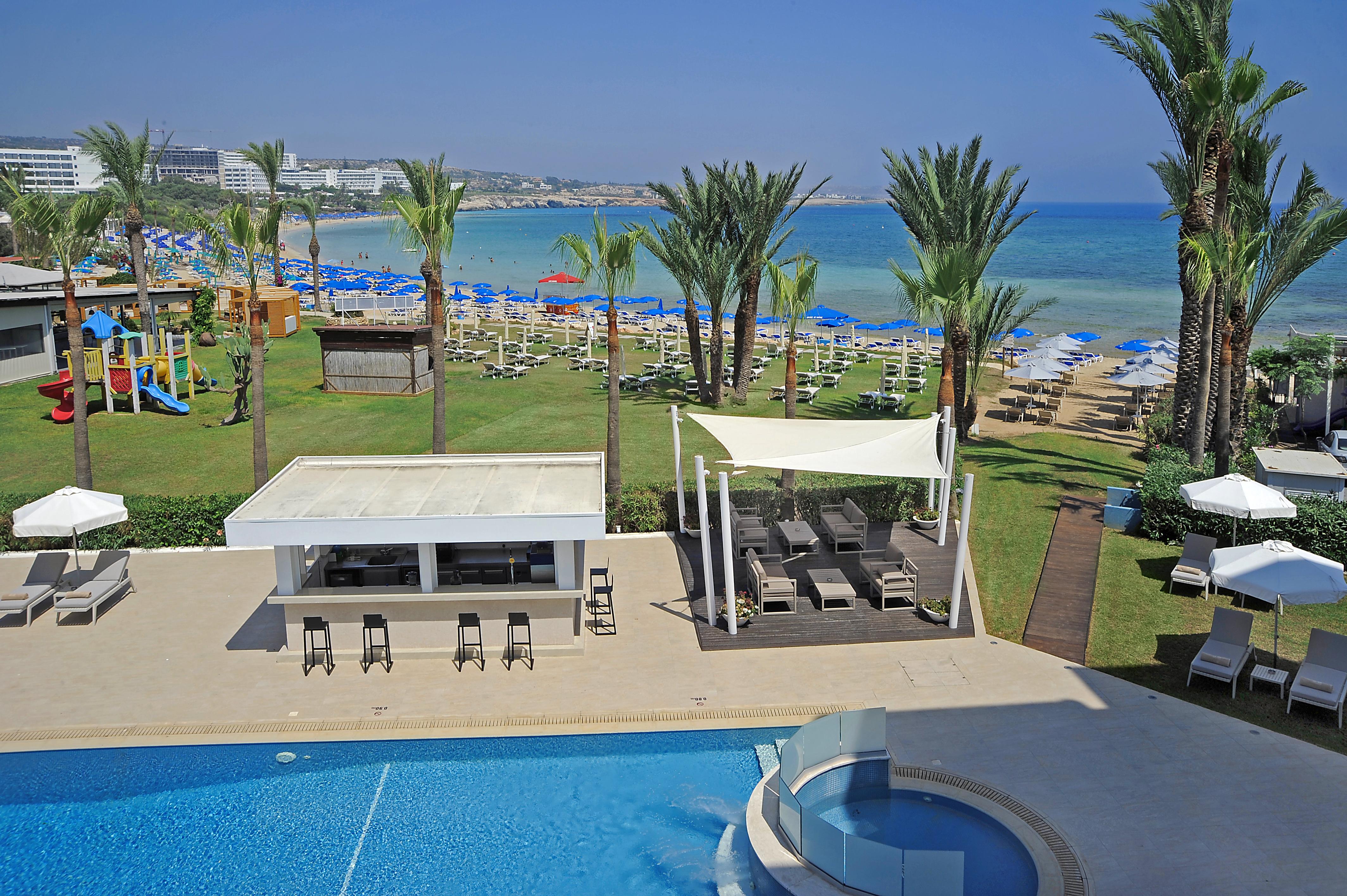 Okeanos Beach Boutique Hotel Айя Напа Екстериор снимка